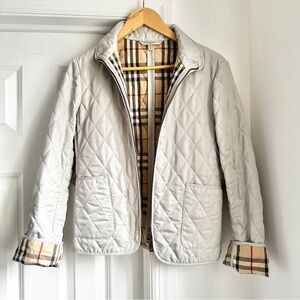 Burberry Quilted Zipped Barn Jacket
